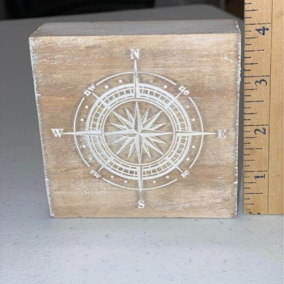 Rustic Nautical Compass decoration nautical star Valentines Day Valentine gift - Picture 3 of 4